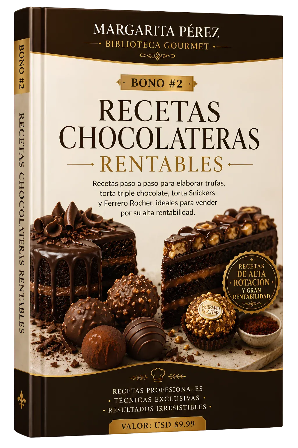 Portada del eBook Recetas Chocolateras Rentables