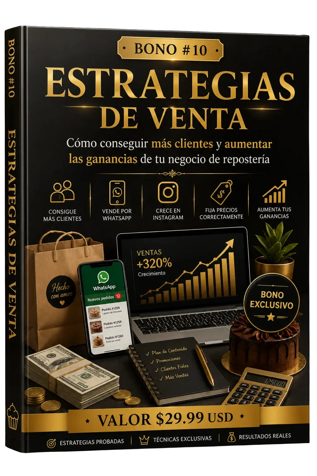Portada del eBook Estrategias de Venta para Emprendedores de Repostería